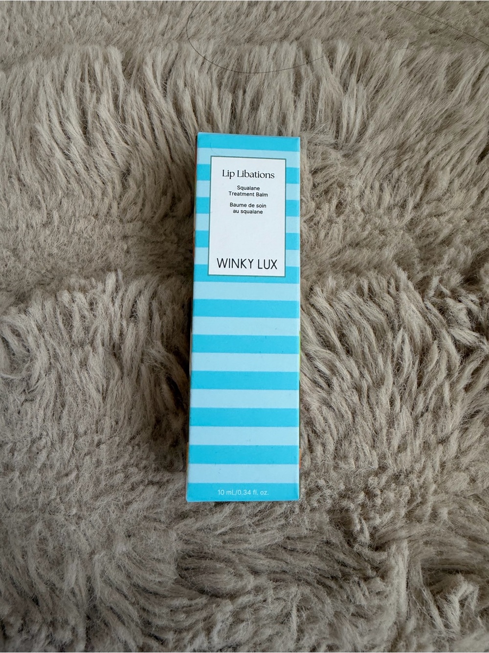 WINKY LUX Blue Striped Lip Libations Squalane Treatment Balm - Coco water